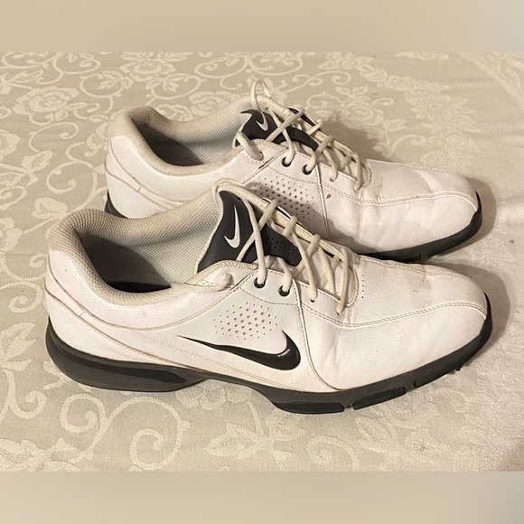 NIKE Durasport III Soft Spike Golf Shoes White Size: 9 - Picture 10 of 10